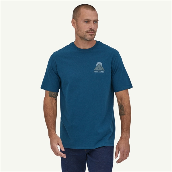 Patagonia Mens Slow Going Responsibili T-Shirt - Wavy Blue